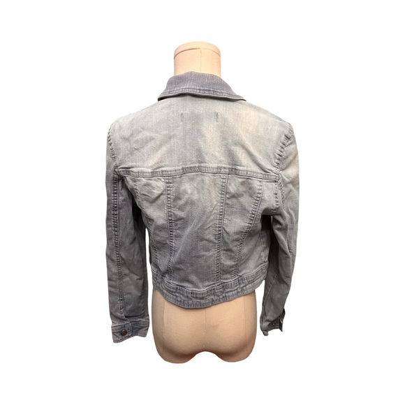 Liquid Jeans light denim cropped jacket - size m - Picture 2 of 3
